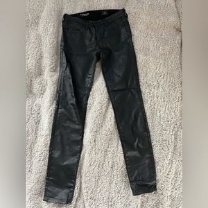 Black Skinny Leather Pants